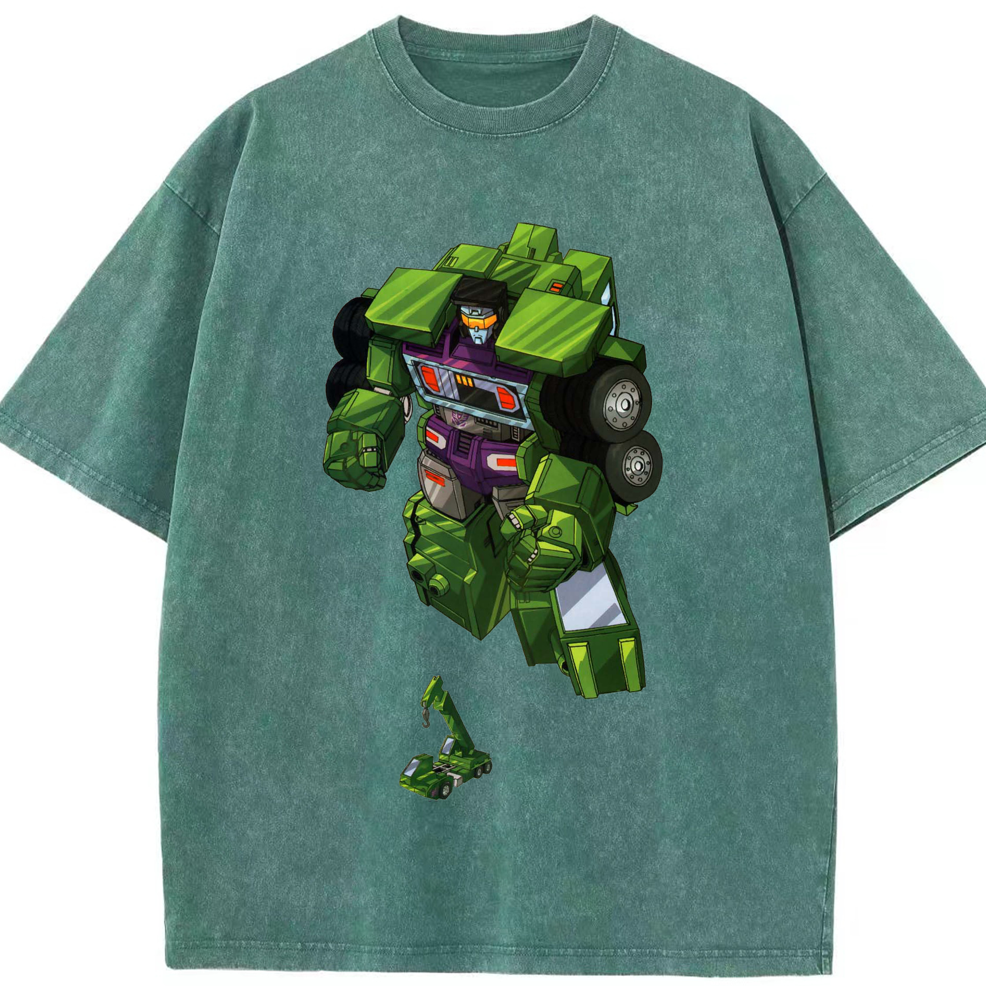 （画像用）  綿100% ヴィンテージ風 半袖Tシャツ（フロントプリント）